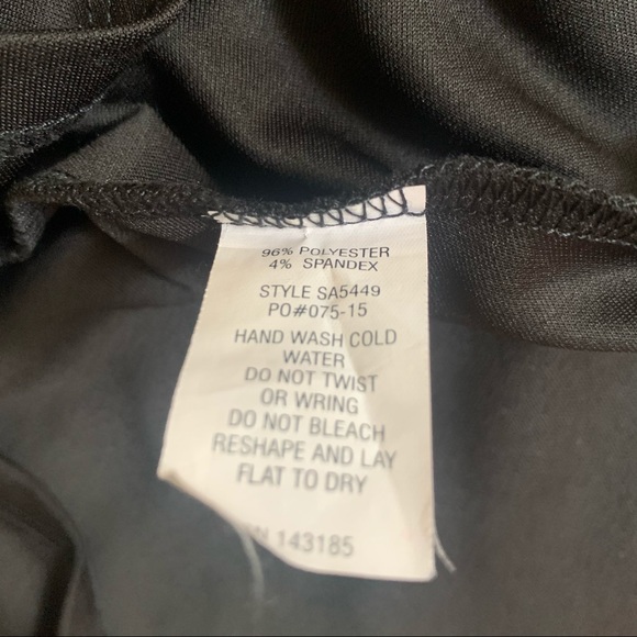 Flowy Stretchy Black Skirt - Picture 4 of 4